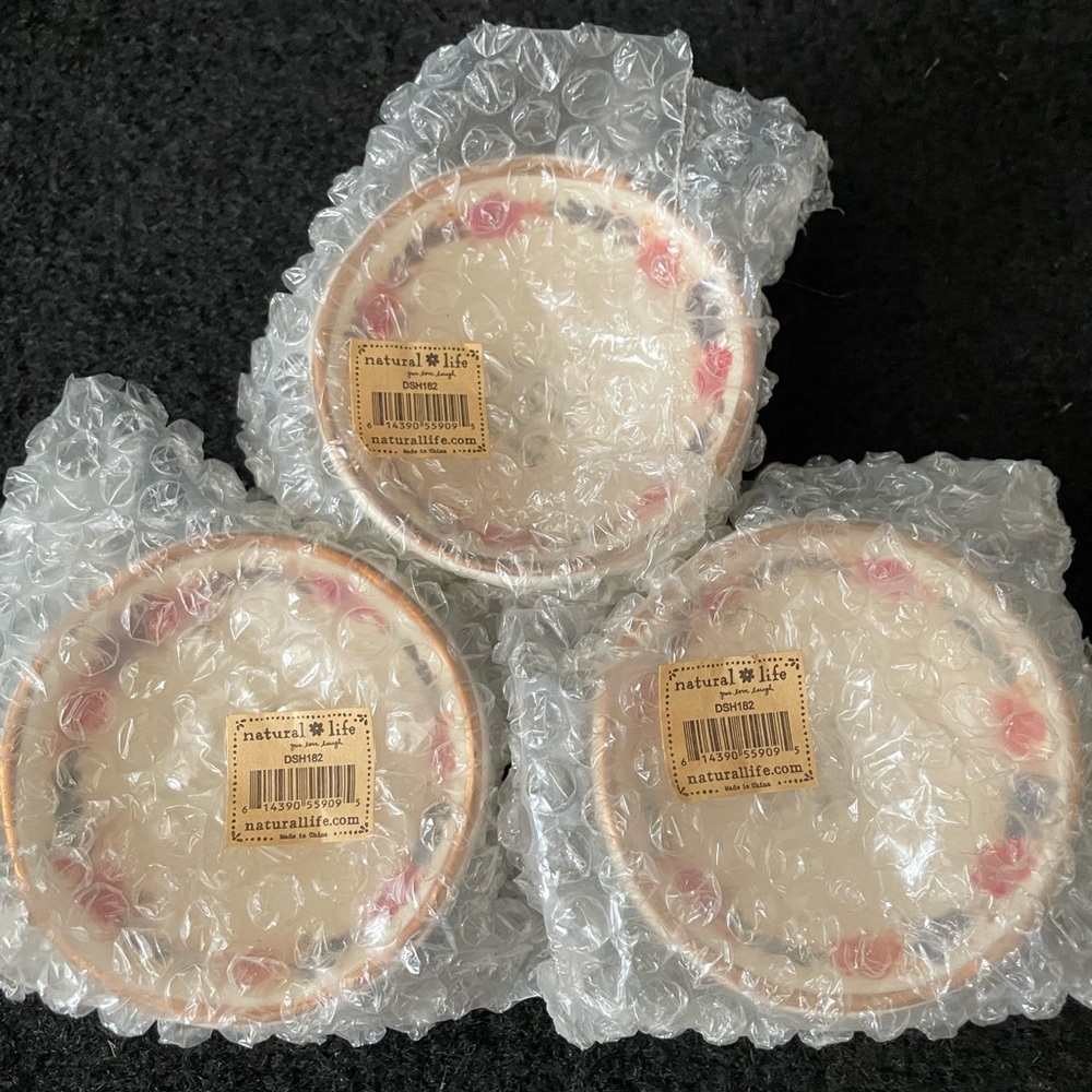 Natural Life trinket dishes x 3 - Picture 4 of 6